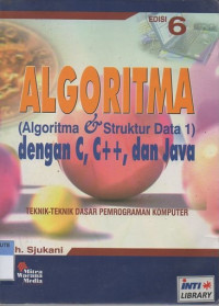 Algoritma (algoritma dan struktur data 1) dengan C, C++, dan java