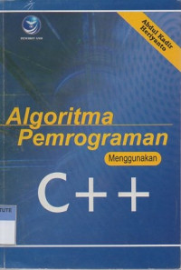 Algoritma pemrograman menggunakan c++