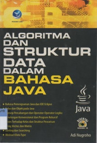 Algoritma dan struktur data dalam bahasa java