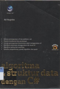 Algoritma dan struktur data dengan c#