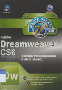 Adobe dreamweaver CS6 dengan Pemrograman PHP & MySQL