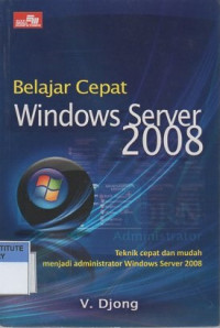 Belajar cepat: windows server 2008