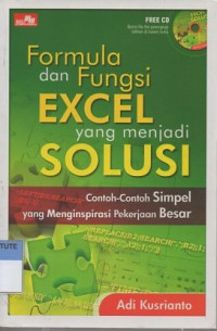 Formula dan fungsi excel yang menjadi solusi