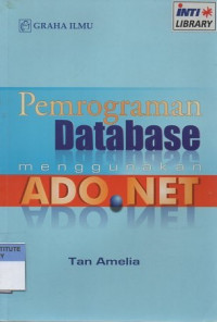 Pemrograman database menggunakan ado.net