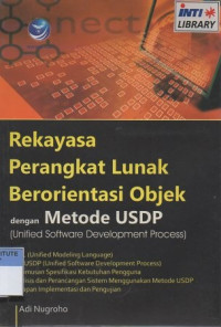 Rekayasa perangkat lunak berorientasi objek dengan metode USDP (Unified Software Development Process)