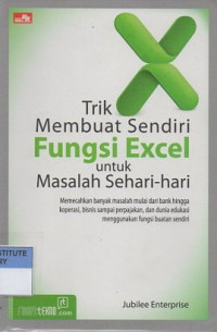 Trik membuat sendiri fungsi excel untuk masalah sehari-hari