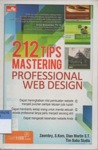 212 tips mastering professional web design