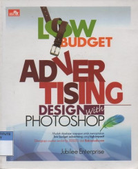 Low budget advertising design with photoshop