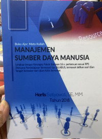 Buku ajar, mata kuliah manajemen sumber daya manusia