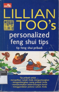 Lillian too's personalized feng shui tips