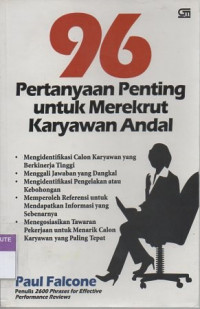 96 pertanyaan penting untuk merekrut karyawan andal