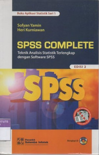 SPSS complete: teknik analisis statistik terlengkap dengan softwere SPSS