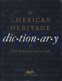 The american heritage dictionary of the english language