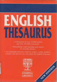 English thesaurus