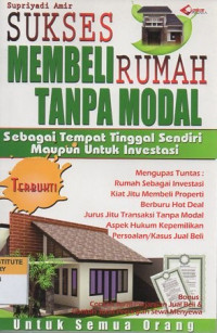 Sukses membeli rumah tanpa modal