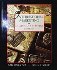 International marketing: analysis and strategy