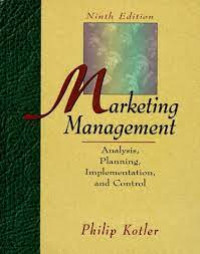 Marketing management: analysis, planning, implementation, and control