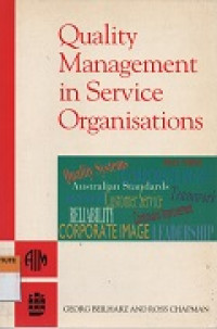 Quality management in service organisations