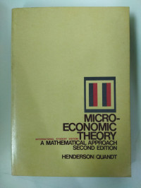 Microeconomic theory : a mathematical approach