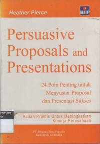 Persuasive Proposals and Presentations