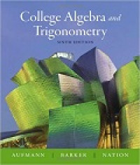 College algebra and trigonometry