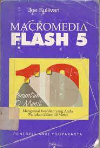 Penuntun 10 menit macromedia flash 5