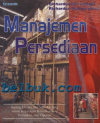 Manajemen persediaan : barang umum dan suku cadang untuk keperlua pemeliharaan, perbaikan, dan operasi