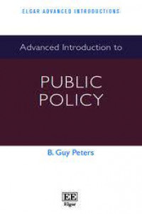 Advanced introduction to public policy