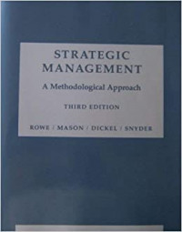 Strategic management: a methodological approach