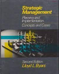 Strategic management: planning and implementation: concepts and cases