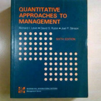 Quantitative approaches to management