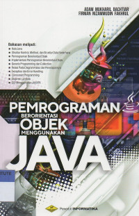 Pemrograman berorientasi objek menggunakan Java