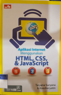 Aplikasi internet menggunakan HTML, CSS, dan JavaScript