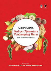 550 pesona kuliner nusantara pendamping beras