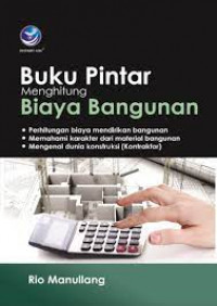 Buku pintar menghitung biaya bangunan