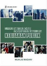 Dimensi interaksi aktor dalam proses perumusan kebijakan publik