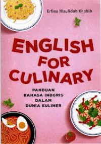 English for culinary