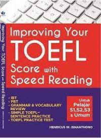 Improving your toefl score speed reading