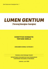 Konstitusi dogmatis lumen gentium mengenai gereja