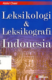 Leksikologi & leksikografi indonesia