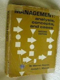 Management : analysis, concepts, and cases