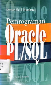 Pemrograman oracle pl/sql