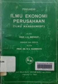 Pengadjaran pengantar ilmu ekonomi perusahaan