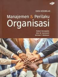 MANAJEMEN DAN PERILAKU ORGANISASI