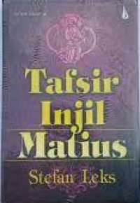 Tafsir Injil Matius [TAFSIR SINOPTIK]