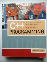 C++ programming : from problem analysis to program design