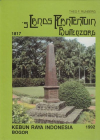 Image of 's land plantentuin, buitenzorg 1817-1992 kebun raya indonesia, bogor